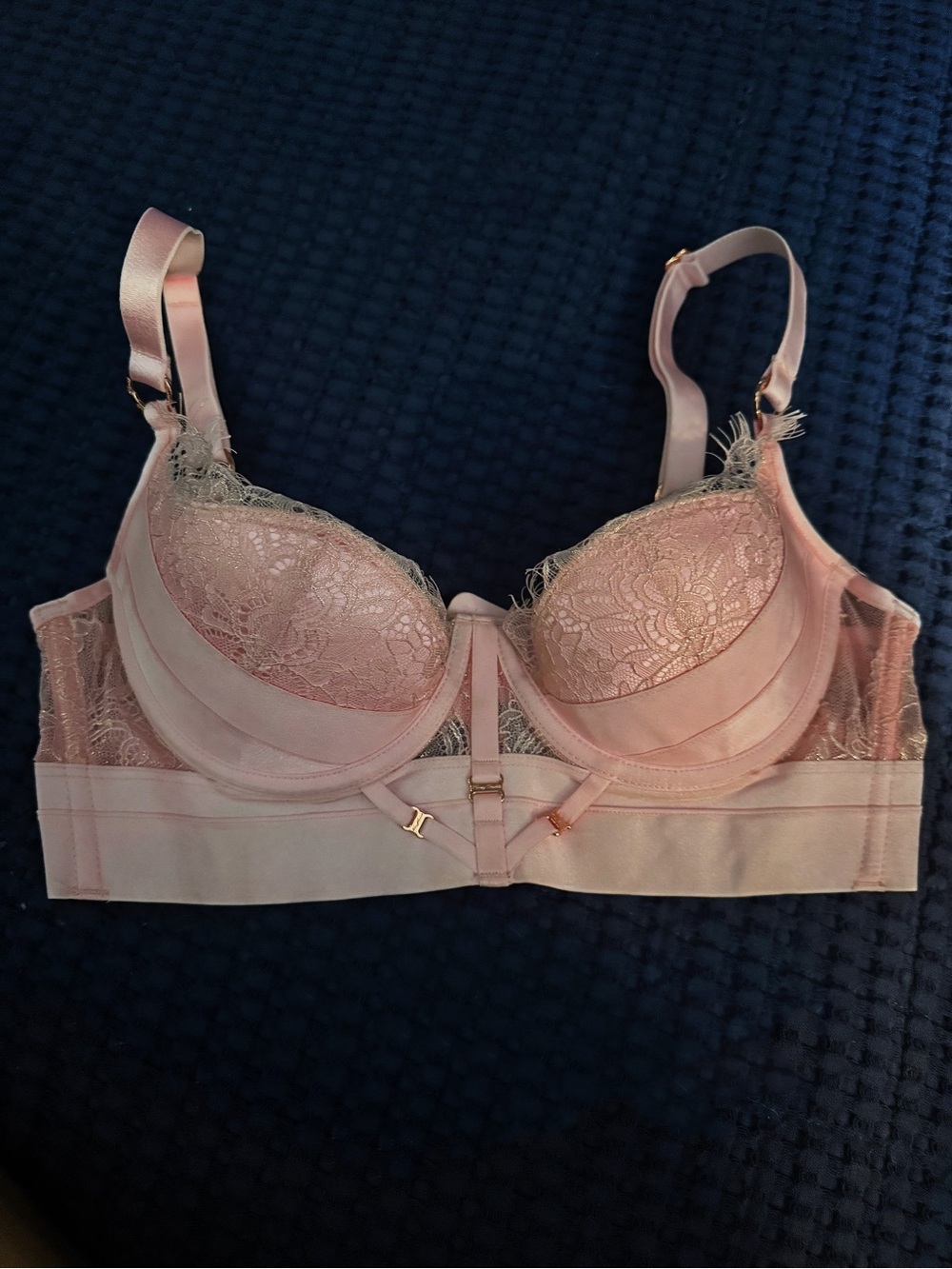 Honey Birdette Bralette - Blush Pink